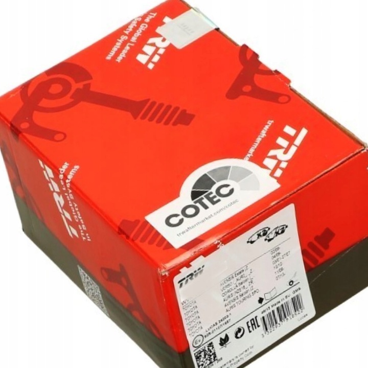 TRW GDB1724 KIT PLAQUETTES FREINS FREINS TA