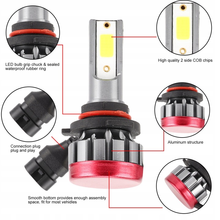30W EV19 9005/HB3 LIMONKOWO-ZIELONA AMPOULE ANTIBROUILLARD AMPOULES VERS IE