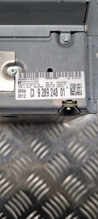 BMW F10 RADIO NAVIGATION LECTEUR DE CARTE 9289248