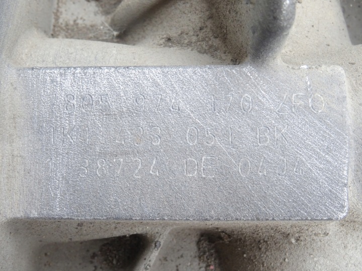 CRÉMAILLÈRE DE DIRECTION MOULURE TRANSMISSION VW TOURAN I 1 CADDY IIII 3 GOLF V 1K1423051BK