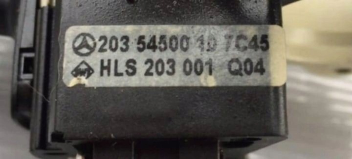 MERCEDES-BENZ C W203 2001 MANETTE COMMUTATEUR ESSUIE-GLACES