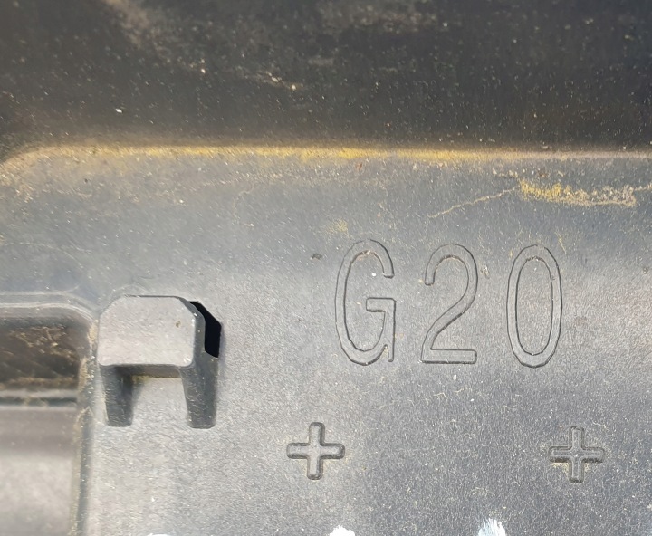 BMW 3 G20 JALOUSIE GUIDE CONDUIT D'AIR GUIDE D'AIR