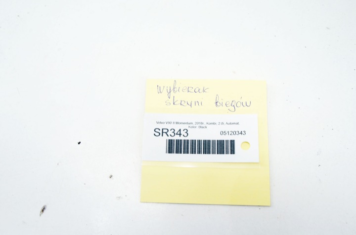 SR343 VOLVO V90 II T5 16- CRIC MÉCANISME DE CHANGEMENT DE VITESSES VITESSE P31437769AUTOMAT