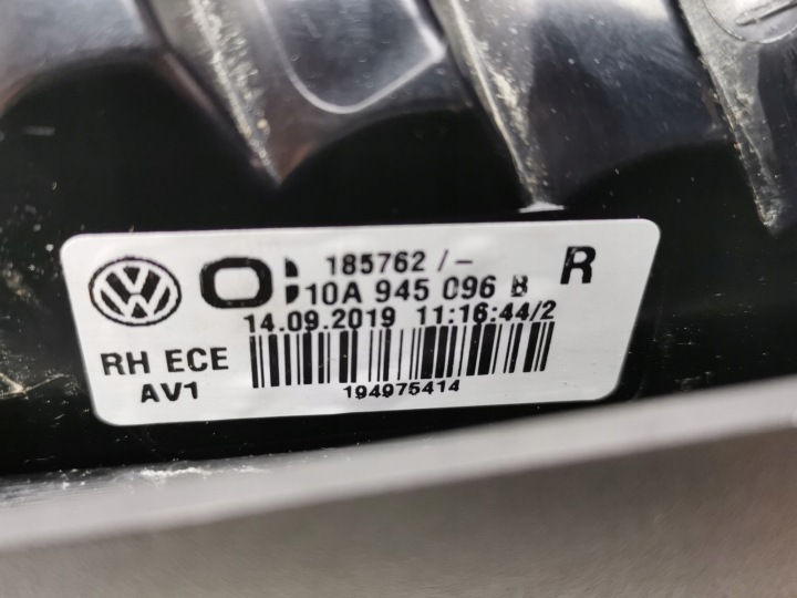 PHARE LED DROIT ARRIÈRE VW ID.3 10A945096B NEUF ORIGINAL