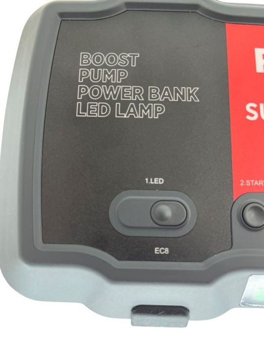 ROOKS SUPER BOOST, DISPOSITIF DÉMARRAGE AVEC COMPRESSEUR 12V-1000A 2000A
