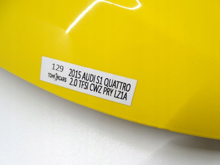 CAPOT COUVERCLE AVANT AVANT MOTEUR AUDI A1 S1 8X JAUNE LZ1A