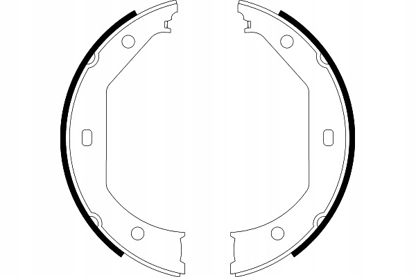 HELLA ZAPATAS DE TAMBOR DE FRENADO HAMULEC MANUAL 1 E81 1 E87 1 CONVERTIBLE E88 