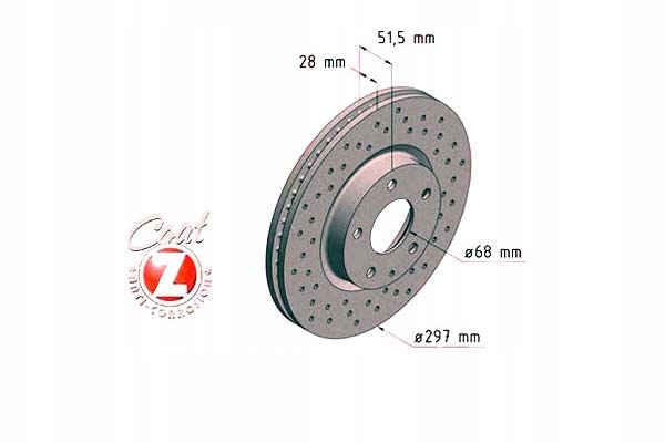 ZIMMERMANN SPORT TARCZE+KLOCKI AVANT MAZDA 6 GJ