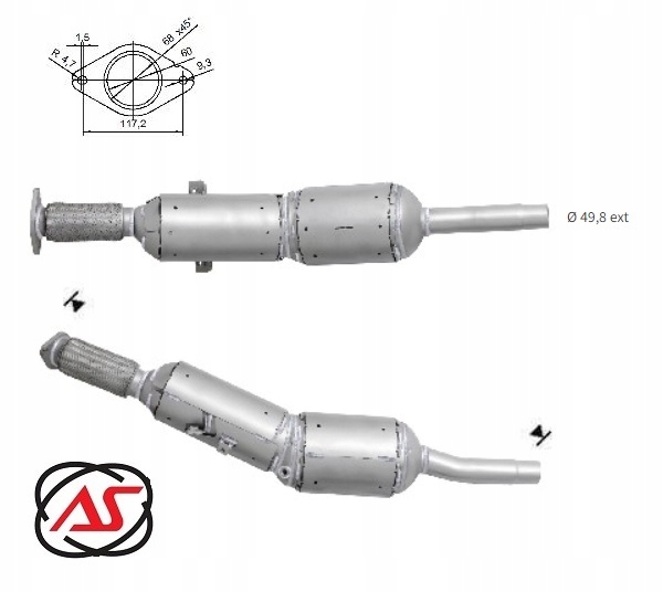 FILTRE DPF FAP RENAULT MEGANE SCENIC 1.5TD 10/2008 - 12/2010 EURO4 photo 2 - milautoparts-fr.ukrlive.com