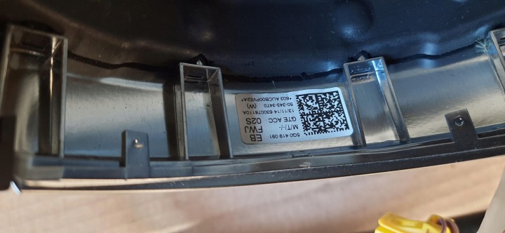 VOLANT MULTIFONCTIONNELLE GOLF VII GTE 5G0419091EB