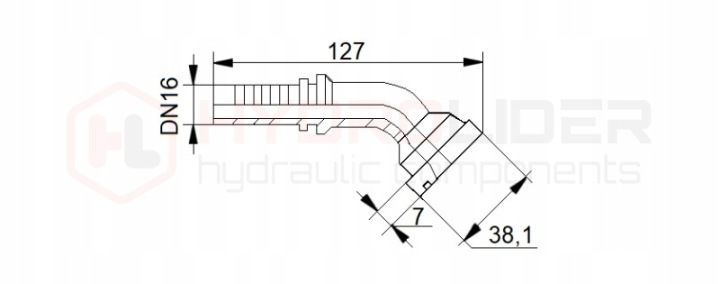 RIVET CREUX HYDRAULIQUE KATOWE SFL-45 3/4″ DN16 1SN 2SN 4SN JOINT D'ÉTANCHÉITÉ