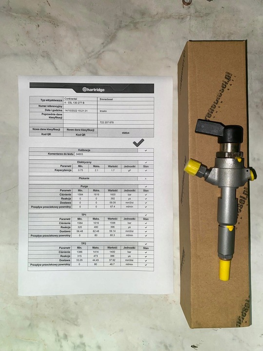 NOZZLE 1.4HDI / TDCI 9663429280 A2C59511612 FORD 