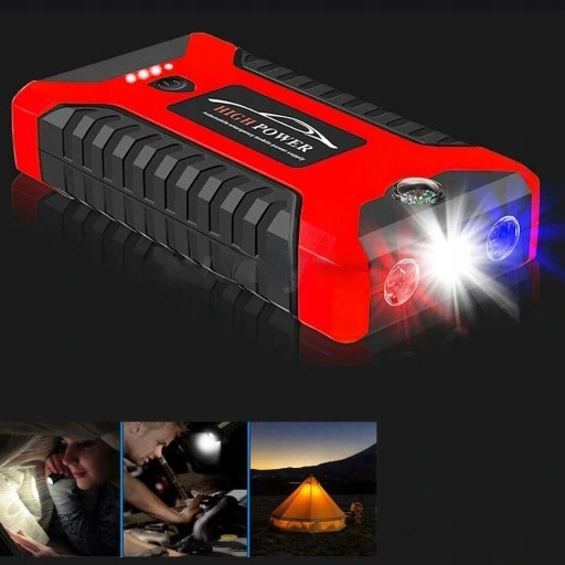 DÉMARREUR AUTOMOBILE PORTABLE 8000MAH 4500A RAPIDE DÉMARREUR LED