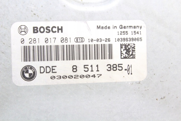 ENSEMBLE ALLUMAGE BMW 5 (F10) 0281017081 3.0L DIESEL 150KW 2010