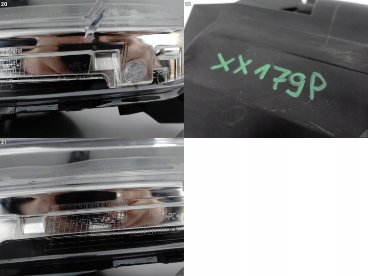 MERCEDES GL II X166 12-15 PHARE HEADLIGHT ORDINAIRE PHARES ANTIBROUILLARD DROITE AVANT EUROPE