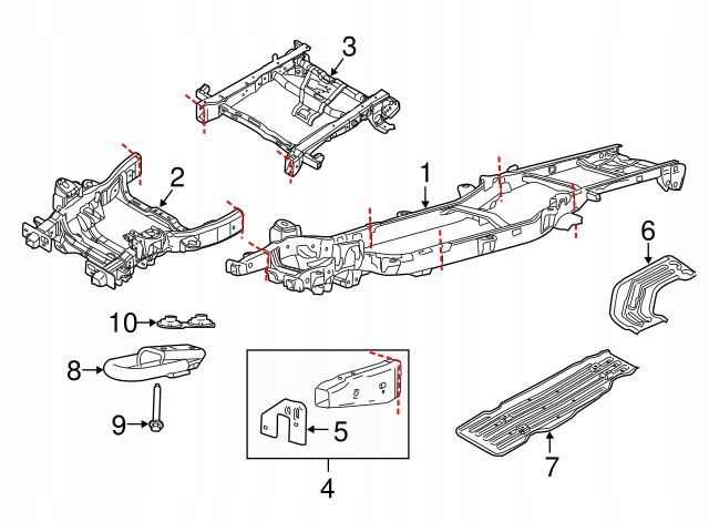 BASTIDOR FORD F150 09-14 4X4 