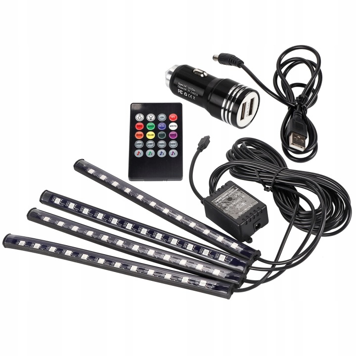 ÉCLAIRAGE 48 LED RGB VERS VOITURES VOITURE ÉCLAIRAGE SOUS PIEDS 22 CM US