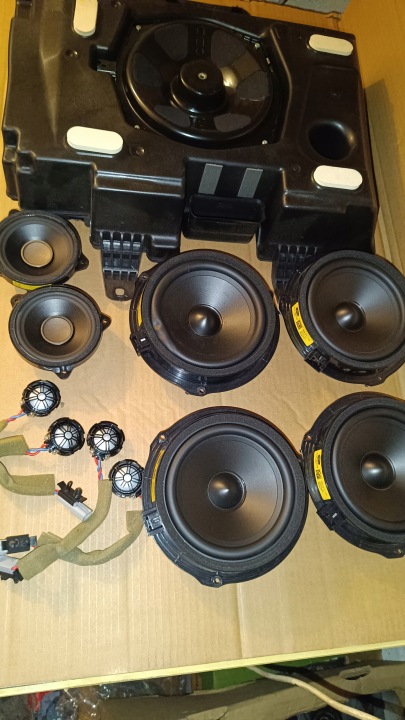 RANGE ROVER EVOQUE 3D 17R L538 HAUT-PARLEUR HAUT-PARLEURS MERIDIAN SUBWOOFER ENSEMBLE