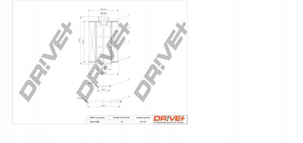 FILTRO ACEITES DP1110.11.0097 DR!VE+ 