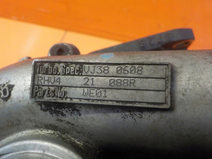 RANGER IV MAZDA BT-50 2.5 TDCI 08R 143KM TURBINE TURBOCOMPRESSEUR VJ380608