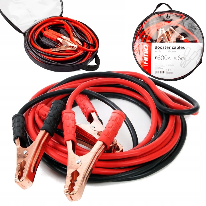 POTENTE ACCIONAMIENTO CABLES DE ARRANQUE 600A 6M FORRO 