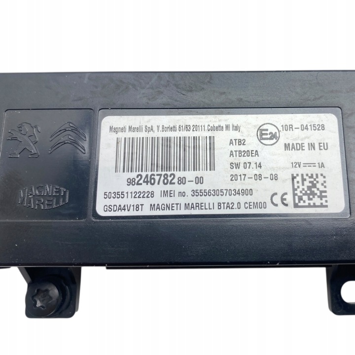 MODULE CONTRÔLEUR BLUETOOTH CITROEN 9824678280