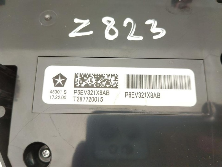 COMMUTATEUR TEMPÉRATURE VENTILATEUR CLIMATISATION CHRYSLER PACIFICA 2018 6EV3