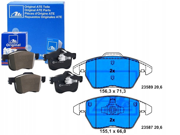 ZAPATAS HAM. AUDI P. A1 1.0- 2.0 TFSI 10- 18 