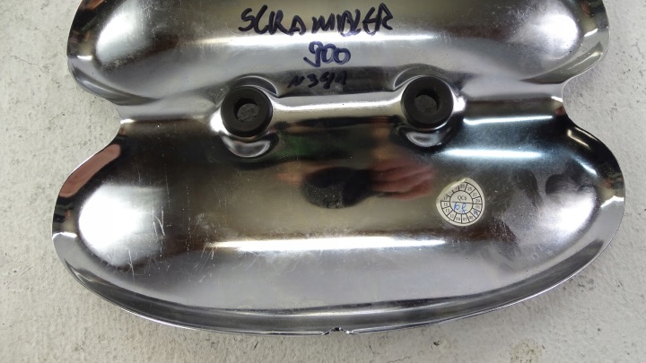 N341 TRIUMPH SCRAMBLER 900 PROTECTION SILENCIEUX ÉCHAPPEMENT