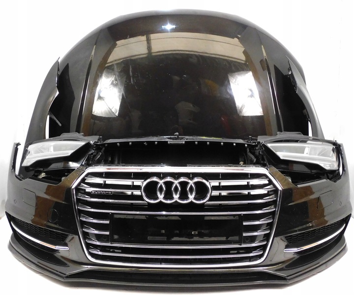 AUDI A7 C7 4G8 RESTYLING S LINE COMPUESTO PARTE DELANTERA PARAGOLPES FAROS CAPO PAS LY8X 