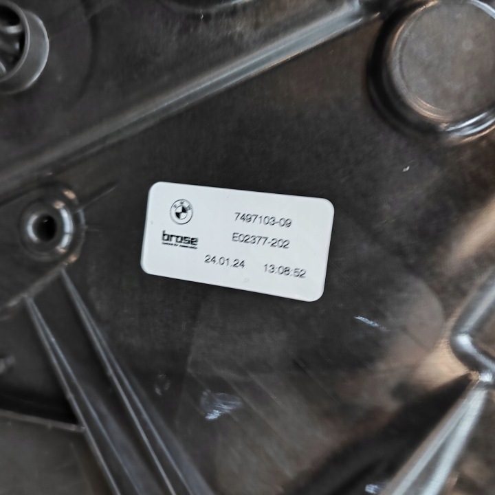 BMW 3 G20 G21 2024 AVANT CÔTÉ GAUCHE ÉLÉVATEUR VITRES PORTES AVEC MOTEUR
