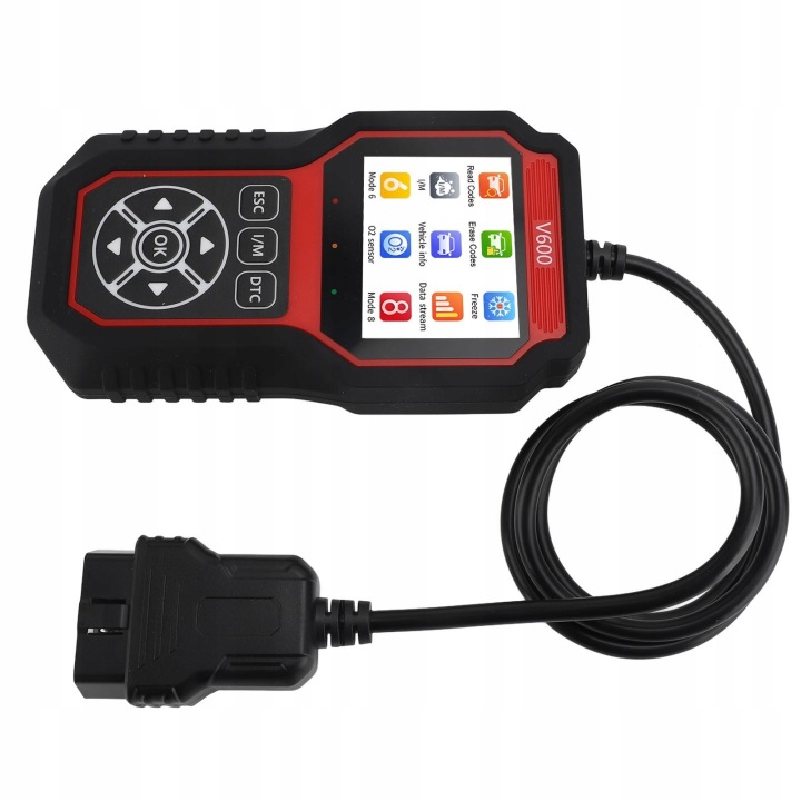 V600 CAR OBD SCANNER 2.8 -CALOWY ÉCRAN COULEURS TFT UN KLIKNIJ I M 92