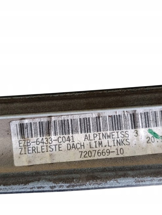 BMW 5 F10 F11 2013 ENSEMBLE MOULURE TOITS