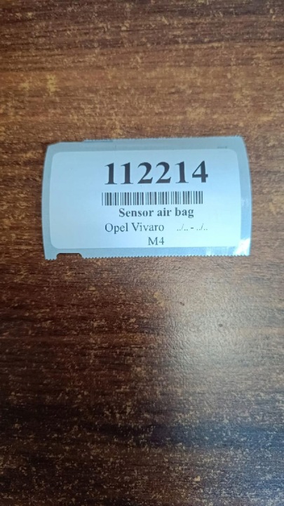 OPEL VIVARO CAPTEUR AIR BAG 8200112746
