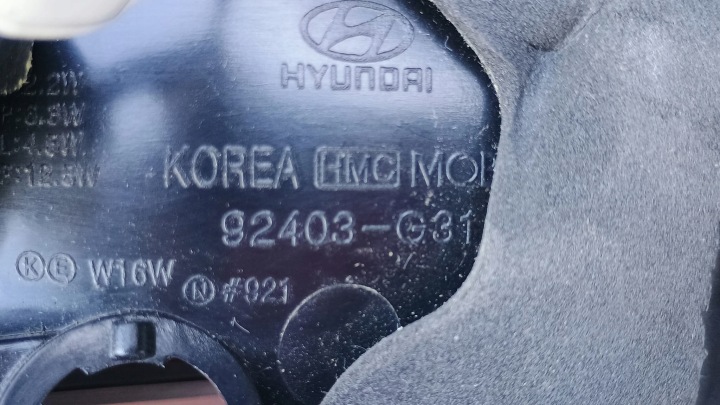 HYUNDAI I30 III 17-20 PHARE ARRIÈRE LED 92401-G31 92402-G31