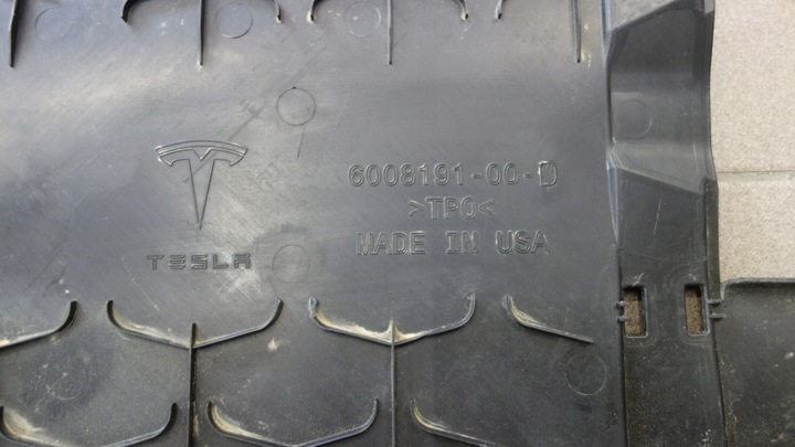 TESLA MODEL S PROTECTION FLOOR PLATE 6008191-00-D 