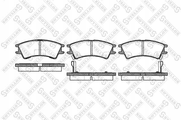 ZAPATAS DE FRENADO HYUNDAI ATOS 01-03 PARTE DELANTERA 