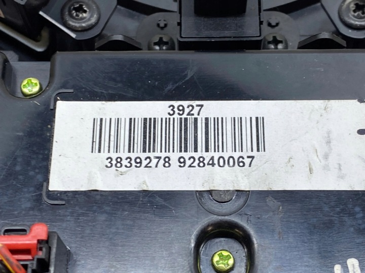 CHEVROLET CRUZE PANNEAU COMMANDE CONDUIT D'AIR CLIMATISATION AC 3839278