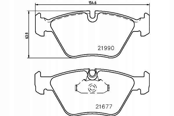 HELLA SET - SET PADS BRAKE 3411116 photo 1 - milautoparts-fr.ukrlive.com