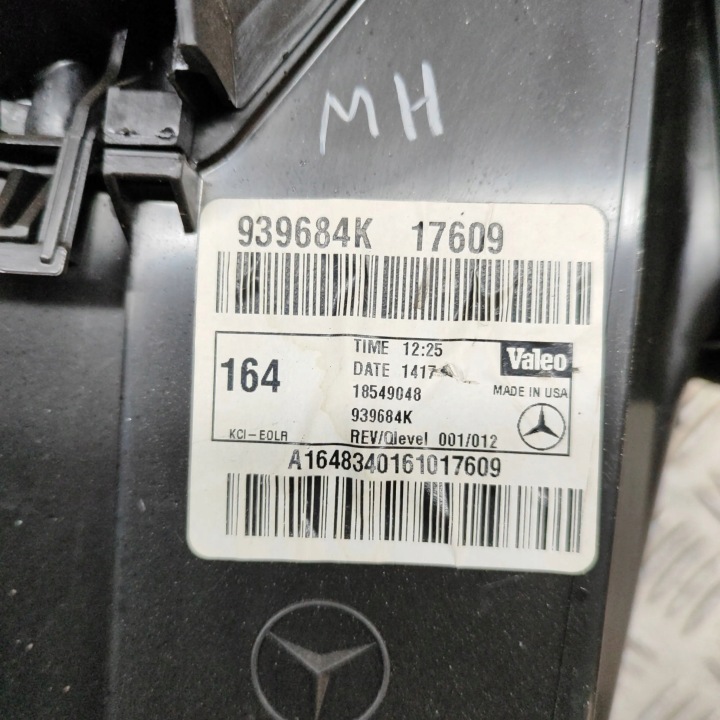 MERCEDES-BENZ GL X164 2007 CHAUFFAGE ENSEMBLE