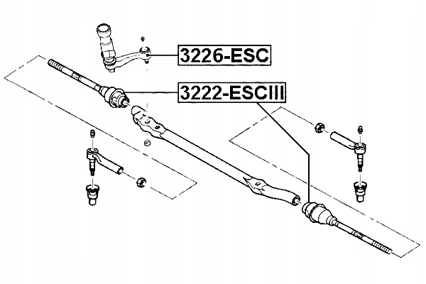 FEBEST SOPORTE VOLANTE CADILLAC ESCALADE 4WD 1997- EUROPA 