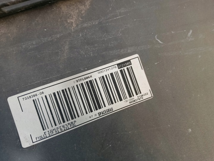 BMW 5 F10 PARE-CHOCS ARRIÈRE ARRIÈRE ARRIÈRE 7331593