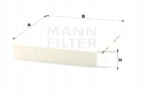FILTRE BERLINE CU2442 MANN