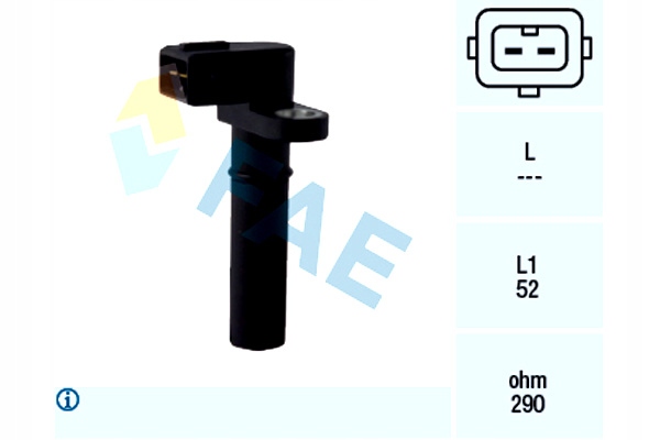 FAE SENSOR POSICIÓN DE EJE CIGÜEÑAL FORD ESCORT IV FIESTA 3 ORION 