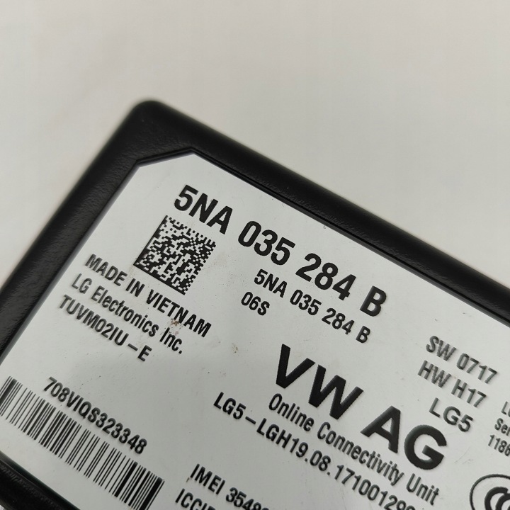 VOLKSWAGEN GOLF VII 2018 MODULE CONTRÔLEUR BLUETOOTH