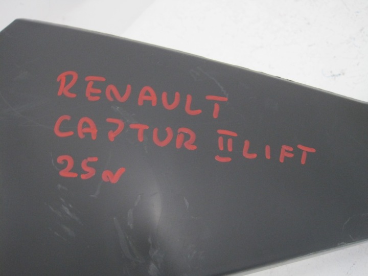 MOULURE CACHE PARE-CHOCS RENAULT CAPTUR II LIFT 620780802R OPAQUE