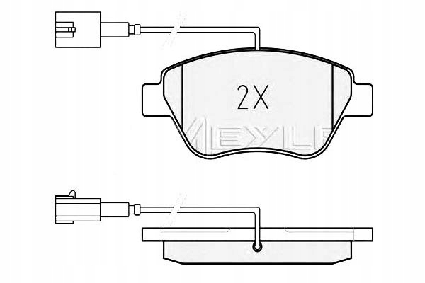 KIT ENSEMBLE PLAQUETTES FREINS [MEYLE]