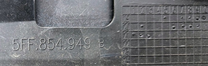 CUPRA FORMENTOR MOULURE PORTES ARRIÈRE GAUCHE GAUCHE ARRIÈRE 5FF854949B PJ-1252