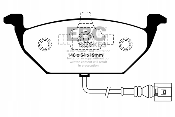 EBC DP41329R ZAPATAS SKODA ROOMSTER SCALA YETI 