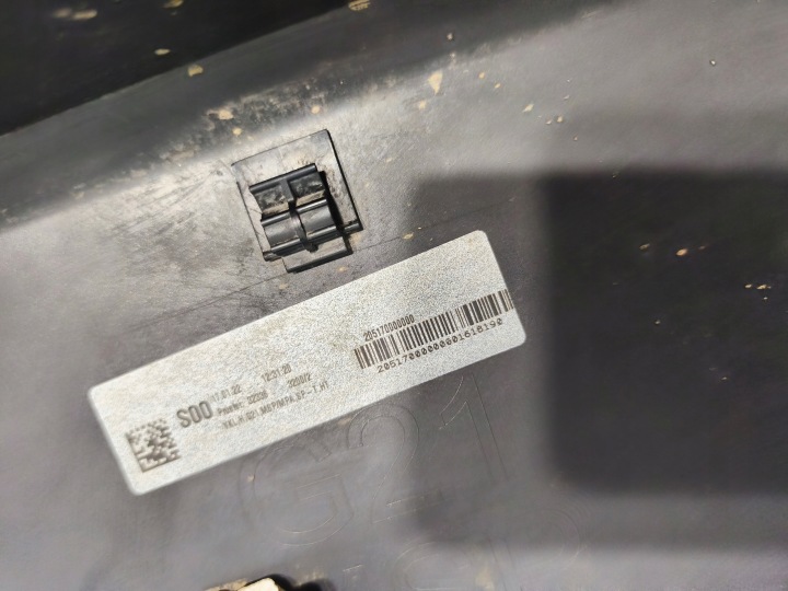 BMW 3 G21 MODULE 18- PARE-CHOCS ARRIÈRE ARRIÈRE 6XPDC 51128073576